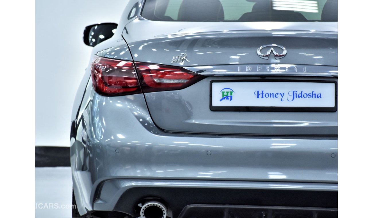 Infiniti Q50 Luxe EXCELLENT DEAL for our Infiniti Q50 3.0t ( 2020 Model ) in Grey Color GCC Specs