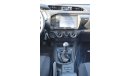 تويوتا هيلوكس 2022 MODEL: TOYOTA HILUX 2.4L 4x4 M/T STD,  CHROME BUMP, 5 STR