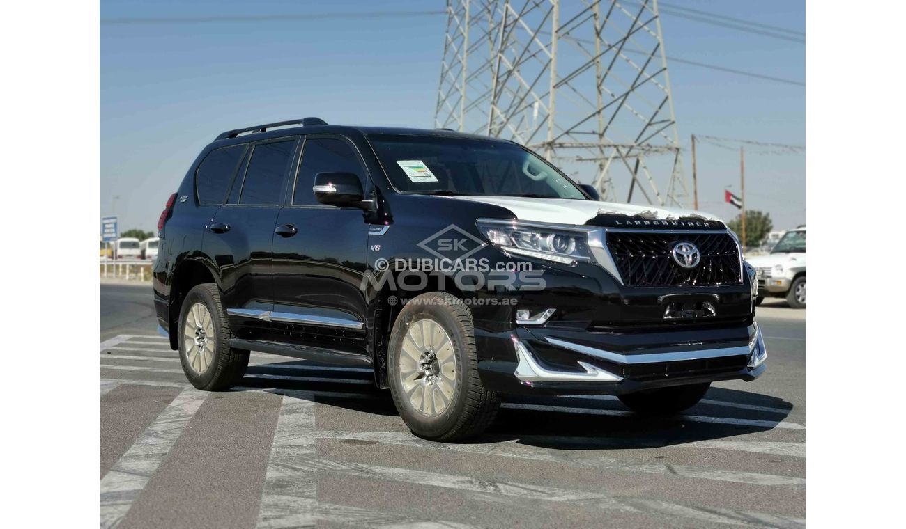 Toyota Prado VXR PLATINUM EDITION, 4.0L Petrol, , TESLA BIG DVD, Full Option, Black/Brown Inside (CODE - LCPE20)