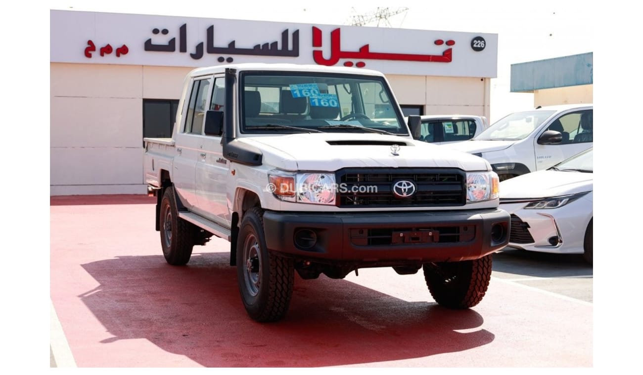 تويوتا لاند كروزر بيك آب LANDCRUISER 4.5 MT DOUBLE CABIN PICKUP WHITE 2023 * EXPORT ONLY *