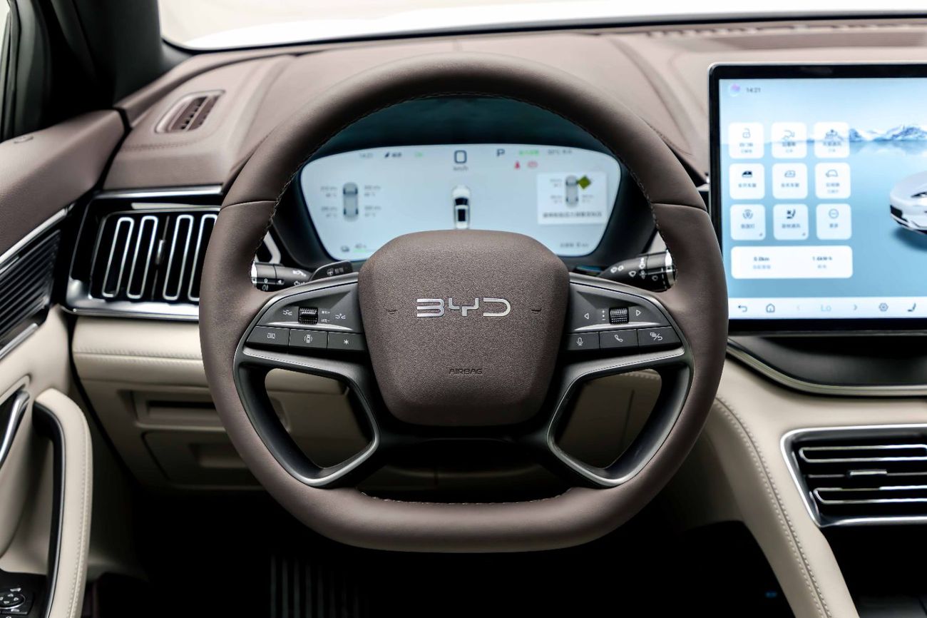 BYD Song Plus ID Flagship - White Inside Beige & Grey | Export Only