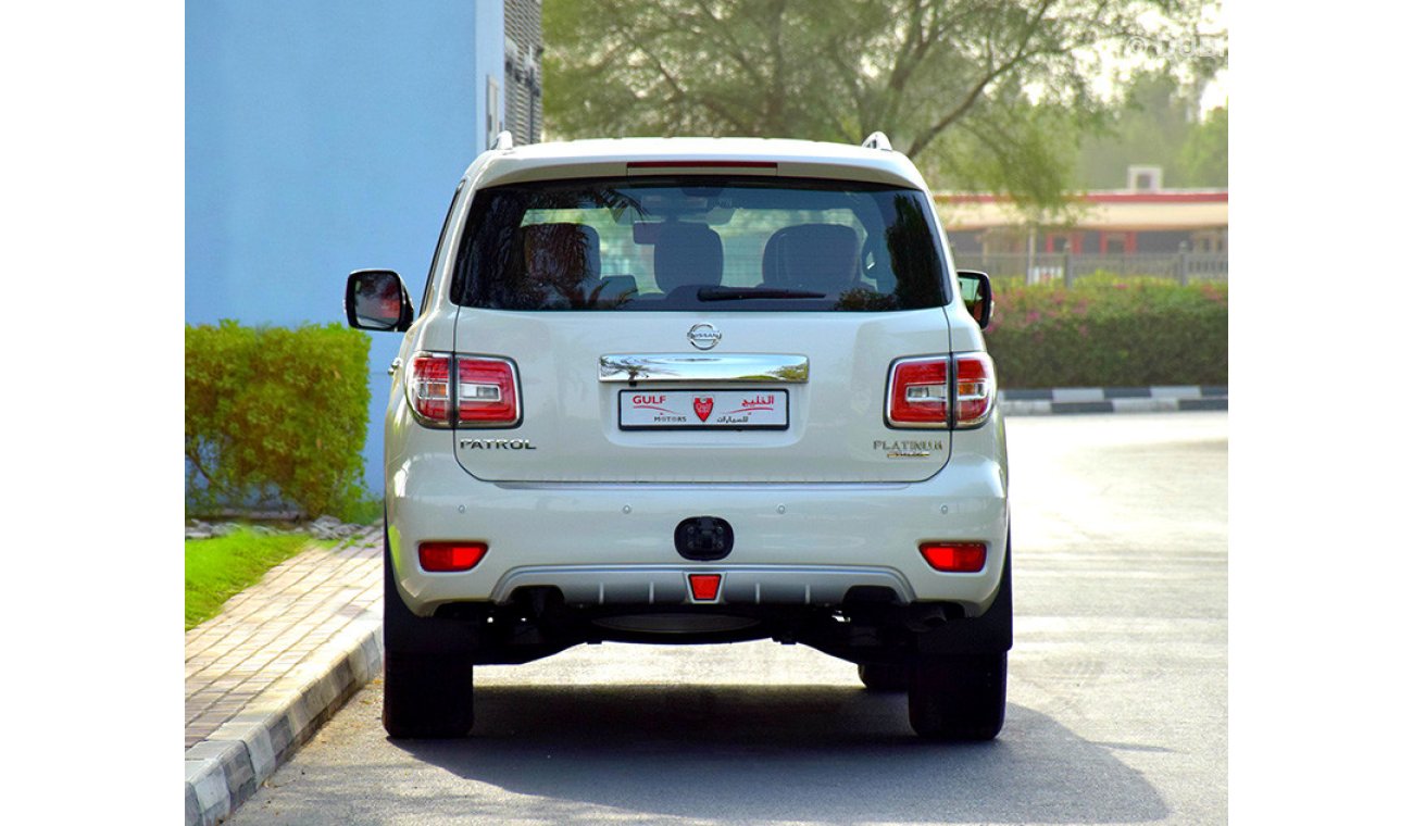 Nissan Patrol LE - 2019 - 500KM DRIVEN - LUXURY - AVAILABLE WITH ZERO DOWN PAYMENT BANK FINANCE AT AED 5190