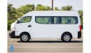 Nissan Urvan Panel Van High Roof 2020 NV350 High Roof 13 Seater - Passenger Van - M/T Petrol - GCC - Ready to Dri