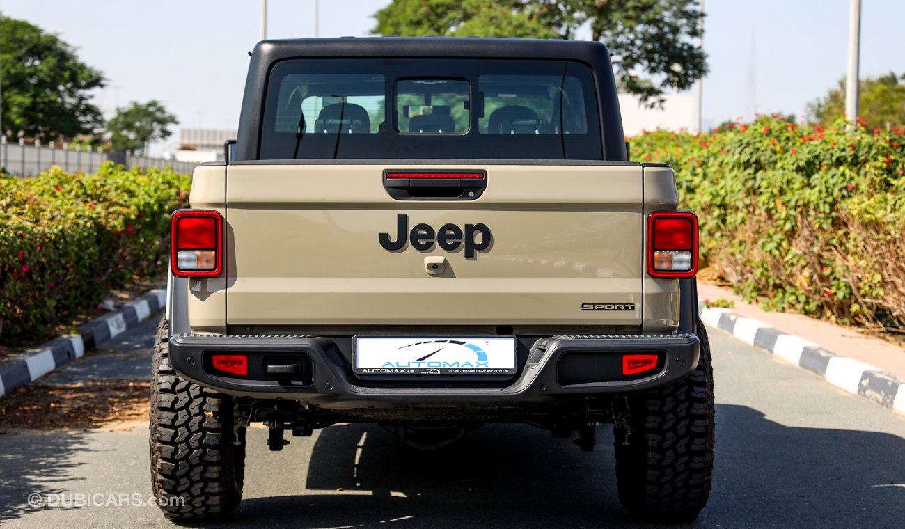 Jeep Gladiator 2020  Sport 4X4, 3.6L V6 GCC, 0km , W/ 3 Yrs or 100K km Warranty @ Trading Enterprises