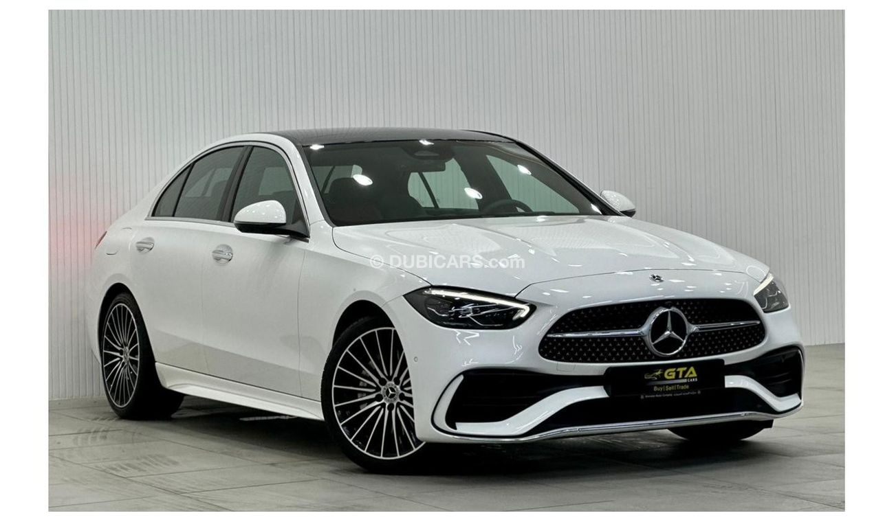 مرسيدس بنز C 200 2023 Mercedes-Benz C200 AMG Premium Plus, Mercedes Warranty 2028, Mercedes Service History, GCC