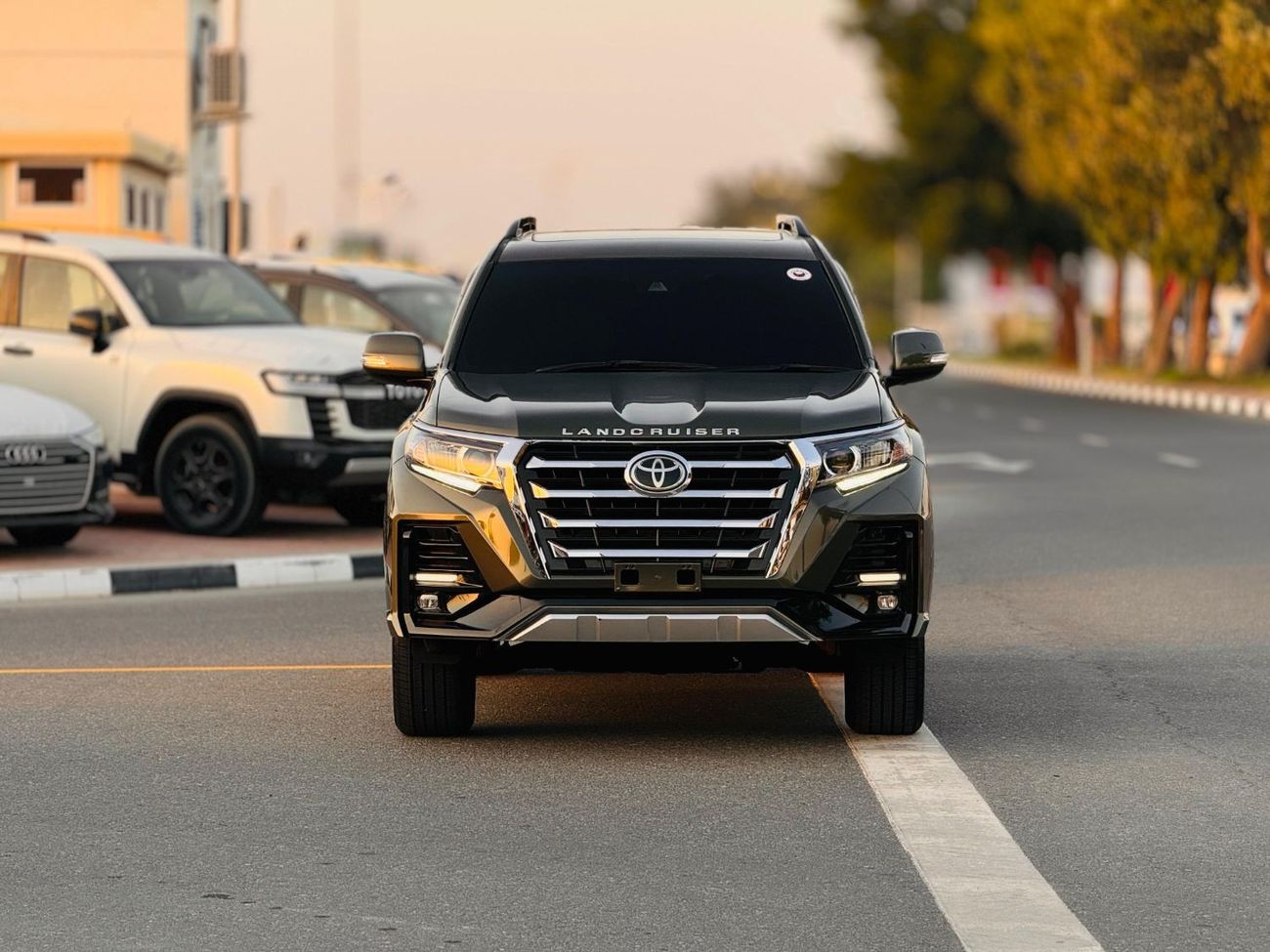 Toyota Prado LIMGENE BODY KIT INSTALLED | ELECTRIC SEAT | 2019 | RHD | 2.8L DIESEL | SUNROOF | BACK TIRE