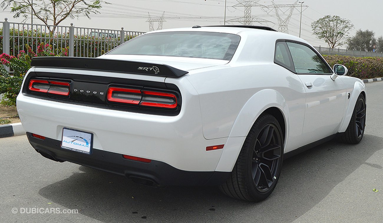 Dodge Challenger 2019 SRT Hellcat WIDEBODY, 717hp, 6.2 V8 GCC, 0km with 3 Years or 100,000km Warranty