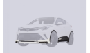 Toyota C-HR VX 1.8L Exclusive Design With OEM V1 Body Kit 2021 Model