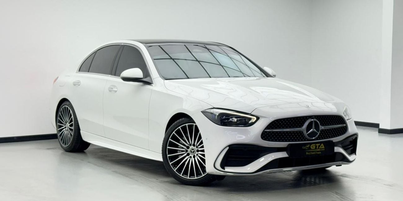 مرسيدس بنز C 200 كوبيه 2024 Mercedes Benz C200 Premium+, 2028 MB Warranty, 2027 MB Service Pack, Excellent Condition, GCC