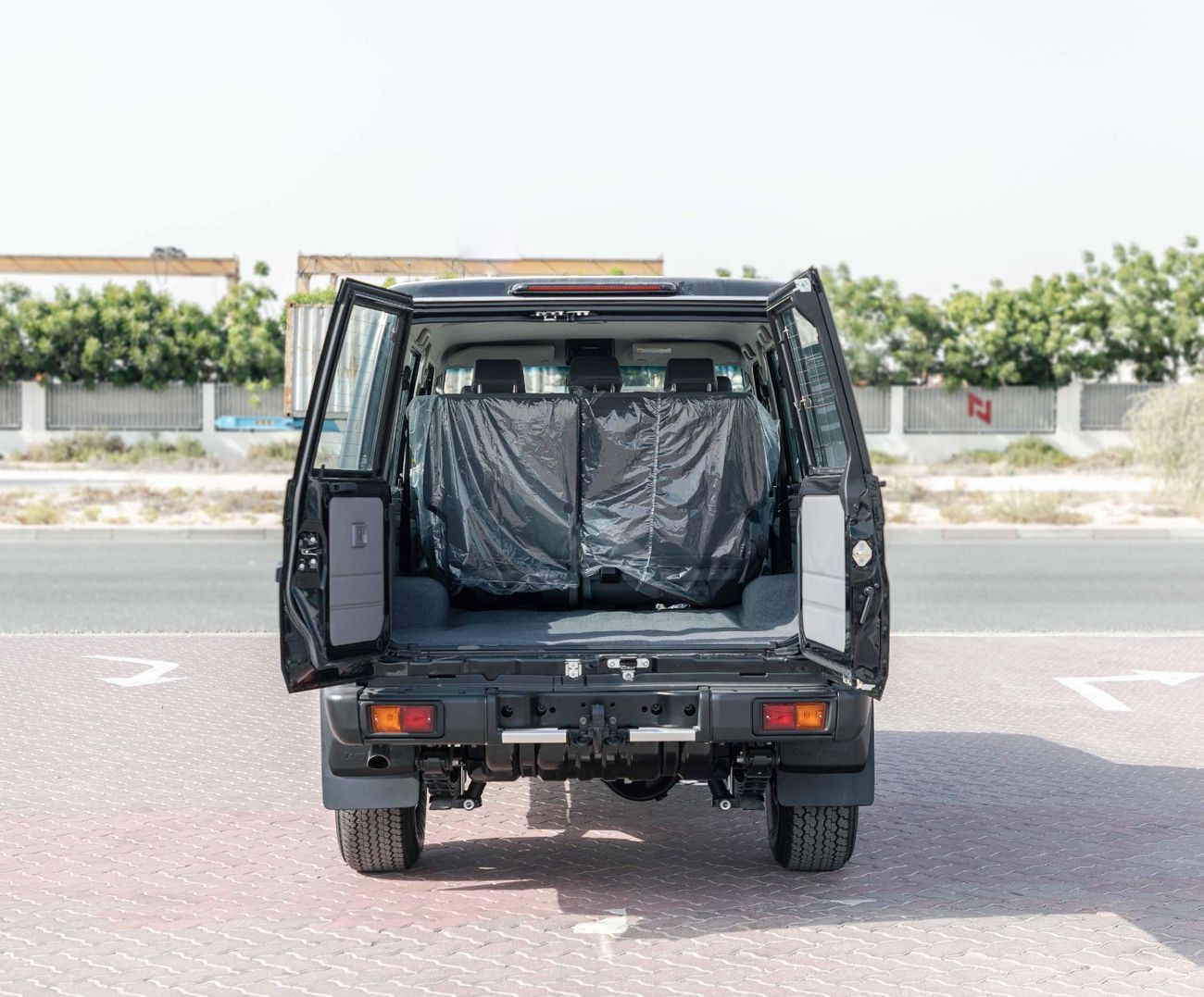 Toyota Land Cruiser LC76 Hardtop LX 4.0L - Manual - Attitude Black Inside Bluish Grey | Export Only