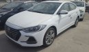 Hyundai Elantra with screen and camera