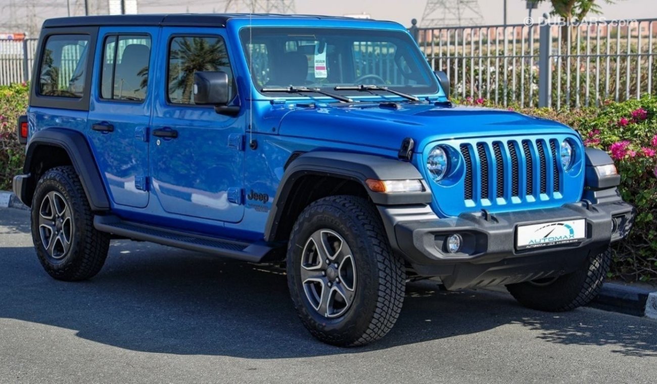 Jeep Wrangler Unlimited Sport Plus V6 3.6L , 2023 GCC , 0Km , With 3 Years or 60K Km Warranty @Official Dealer