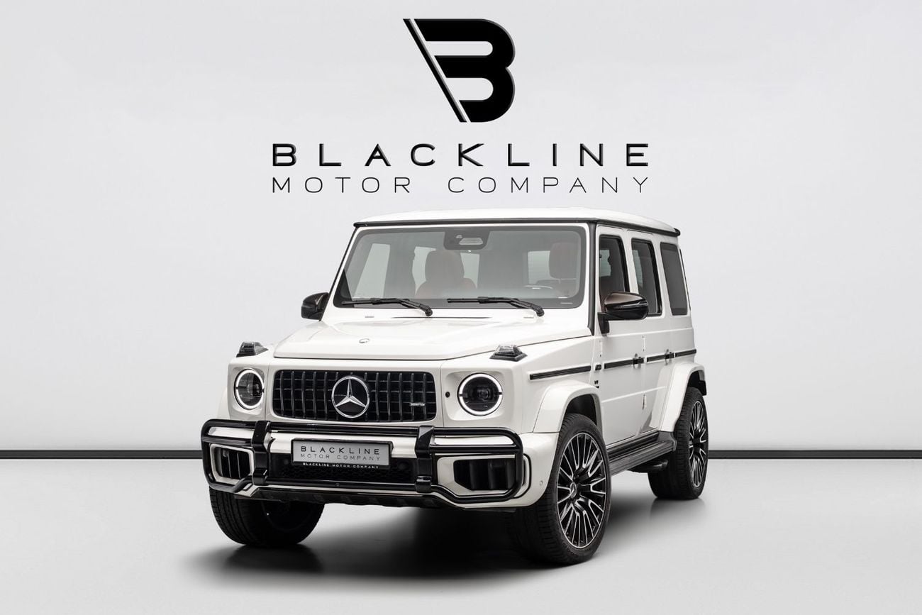 مرسيدس بنز G 63 AMG STANDARD BUY NOW, PAY 2027 | THE BLACKLINE STANDARD | 2030 Mercedes Warranty + Service Contract, GCC