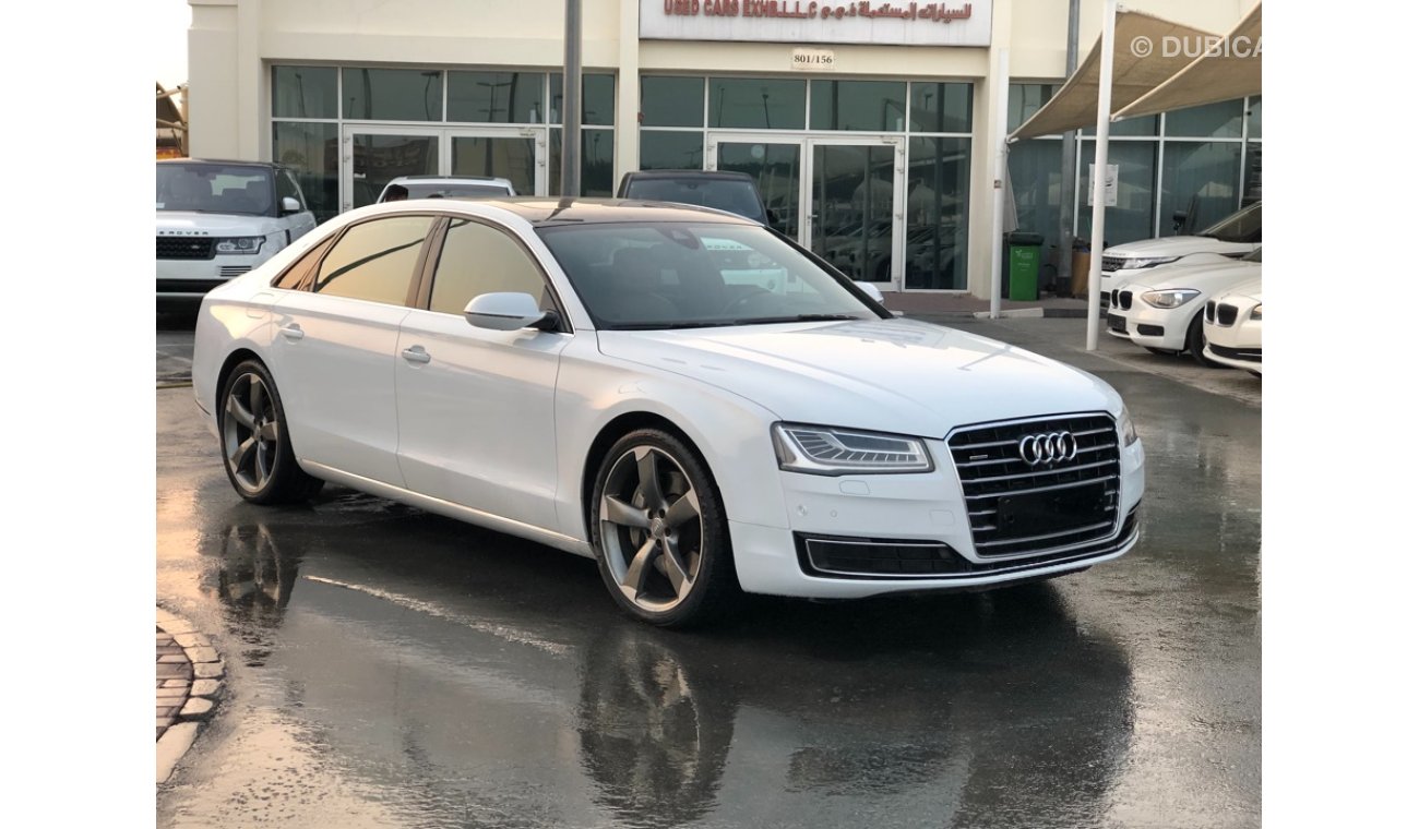 Audi A8 AUDI A8 MODEL 2015 GCC CAR PERFECT CONDITION FULL OPTION PANORAMIC ROOF LEATHER SEATS BACK SCREEN B