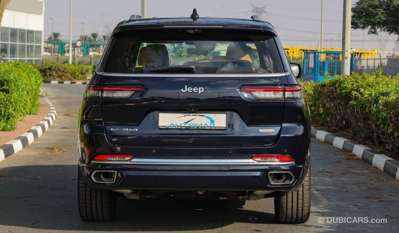 Jeep Grand Cherokee L Summit Reserve Luxury Night Vision 4X4 , 2023 GCC , 0Km , With 3 Years or 60K Km Warranty