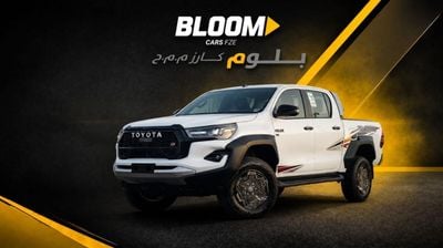 تويوتا هيلوكس GR SPORT OMANI 2026/2026YM PEARL ARTIC WHITE COMPRESSOR-REAR VIEW DIGITAL MIRROR-NAVIGATION