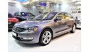 فولكس واجن باسات Amazing Volkswagen Passat 2015 Model!! in Grey Color! GCC Specs