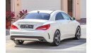 Mercedes-Benz CLA 250 2016 GCC under Warranty with Zero Downpayment.