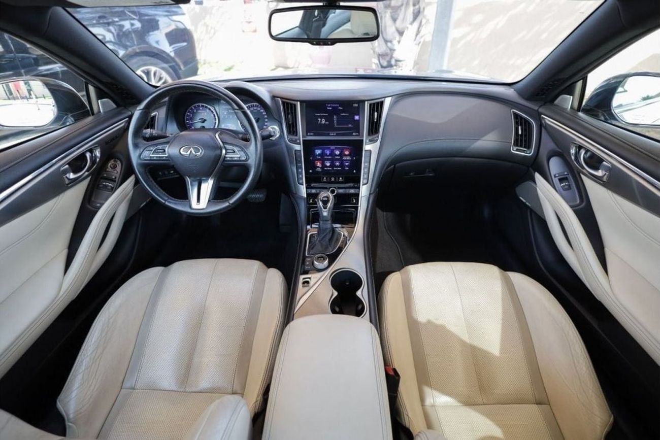 Infiniti Q60 Premium Infiniti Q60 2018 GCC (LOWEST MILEAGE) under Warranty with Flexible Down-Payment.