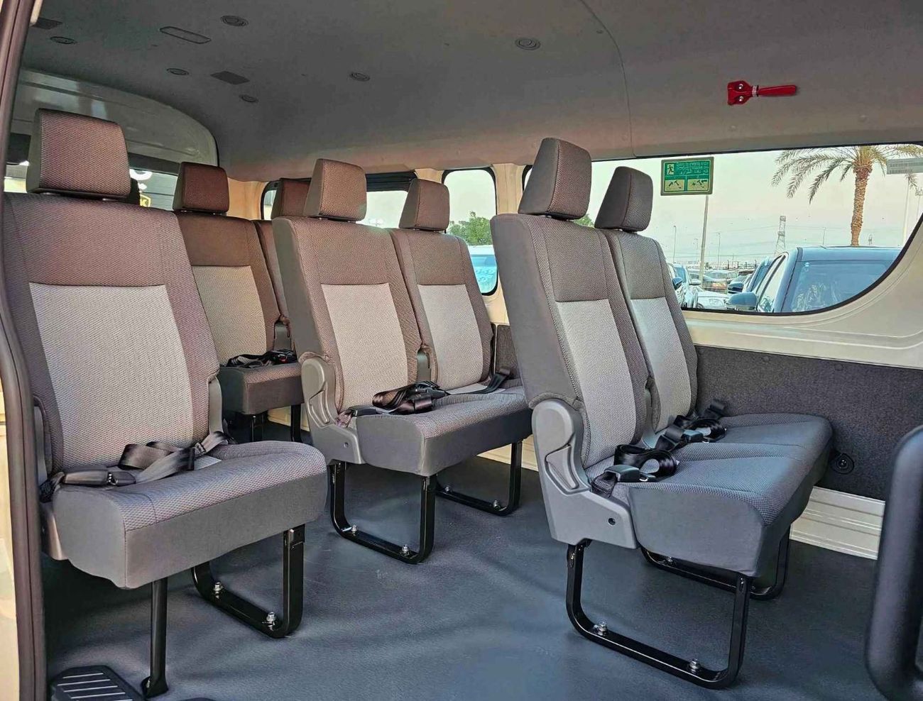 Toyota Hiace HIGHROOF NEW SHAPE/13 SEATER A/T / REAR CAMERA/ 3.5L PETROL/CODE#HPHRAB