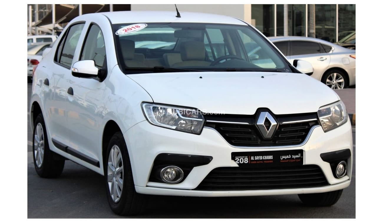 رينو سيمبول رينو سيمبول 2018 خليجي بحالة ممتازة بدون حوادث