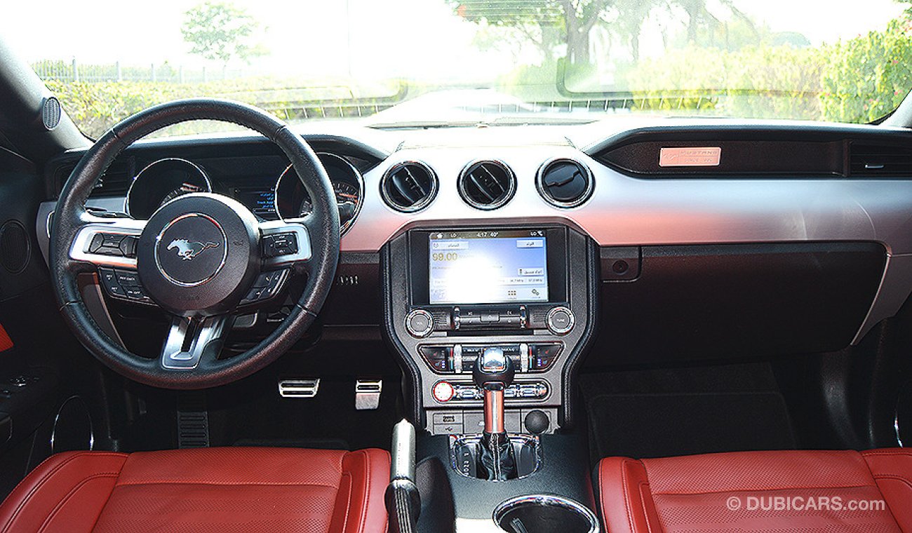 فورد موستانج GT Premium, 5.0 V8 GCC with Warranty and Service # BRAND NEW 4 TIRES