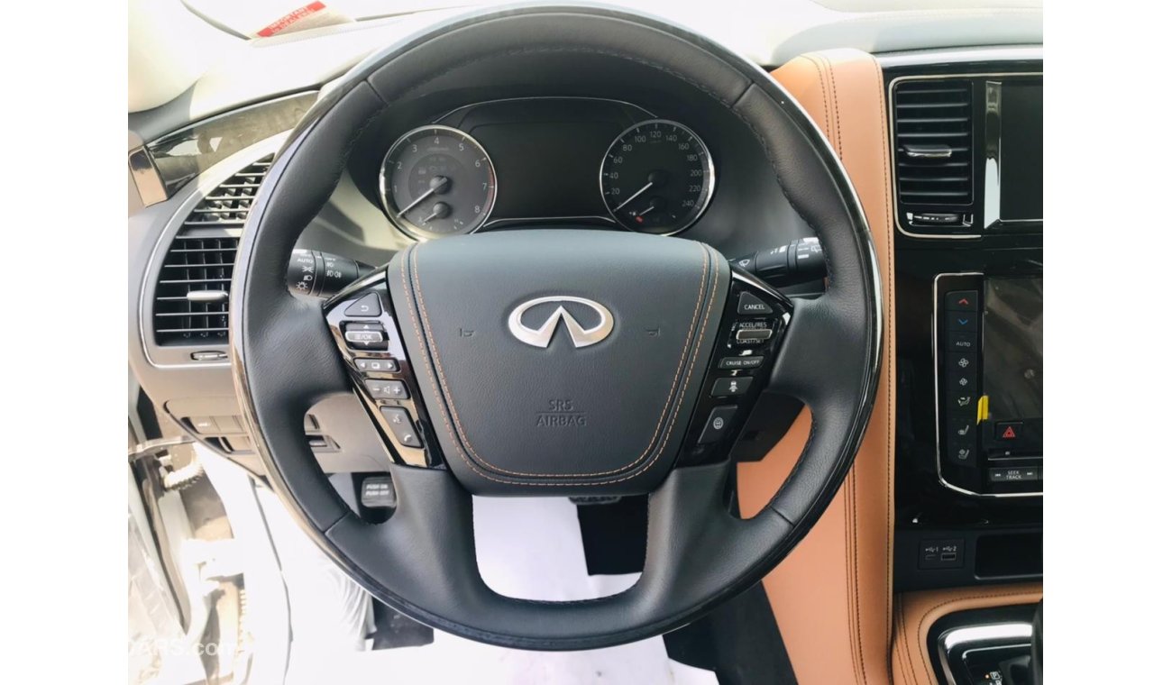 Infiniti QX80 5.6L 4WD //2021// FULL OPTION WITH SUNROOF , COOL BOX , LEATHER SEATS  // SPECIAL OFFER // BY FORMUL