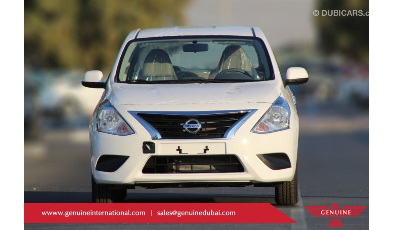 Nissan Sunny SV 1.5 with spoiler 2020 model available for export sales outside GCC.