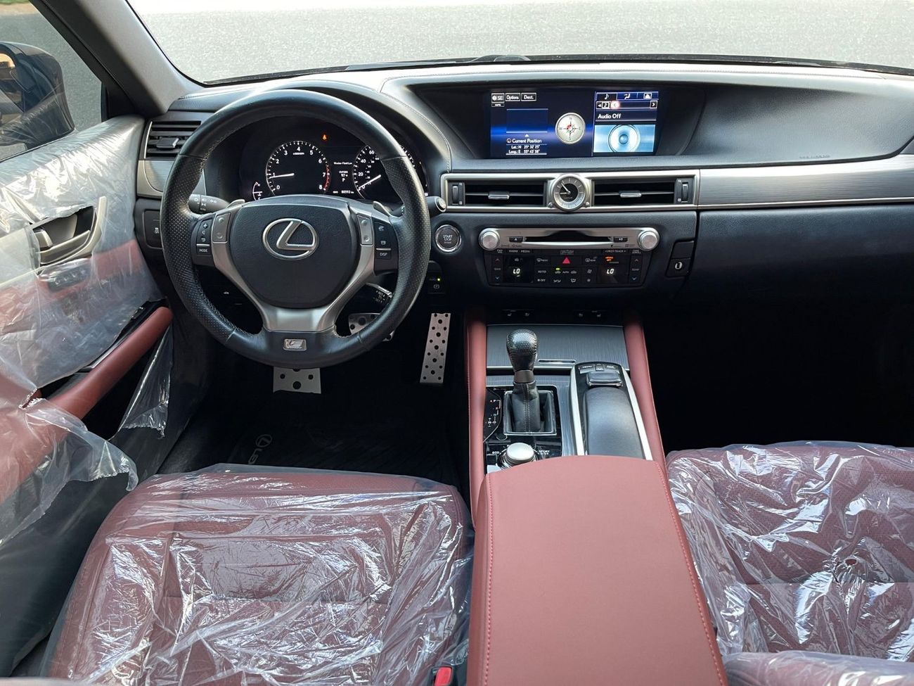 لكزس GS 350 F-Sport 3.5L REAR WHEEL DRIVE / BIG AND COMFORT SEATS / 8 SPEEDS / IN PERFECT CONDITION