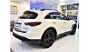 Infiniti QX70 ONLY 59000KM! ORIGINAL PAINT! ( صبغ وكاله ) FULL SERVICE HISTORY Infiniti QX70S 2015 Model!! in Whit