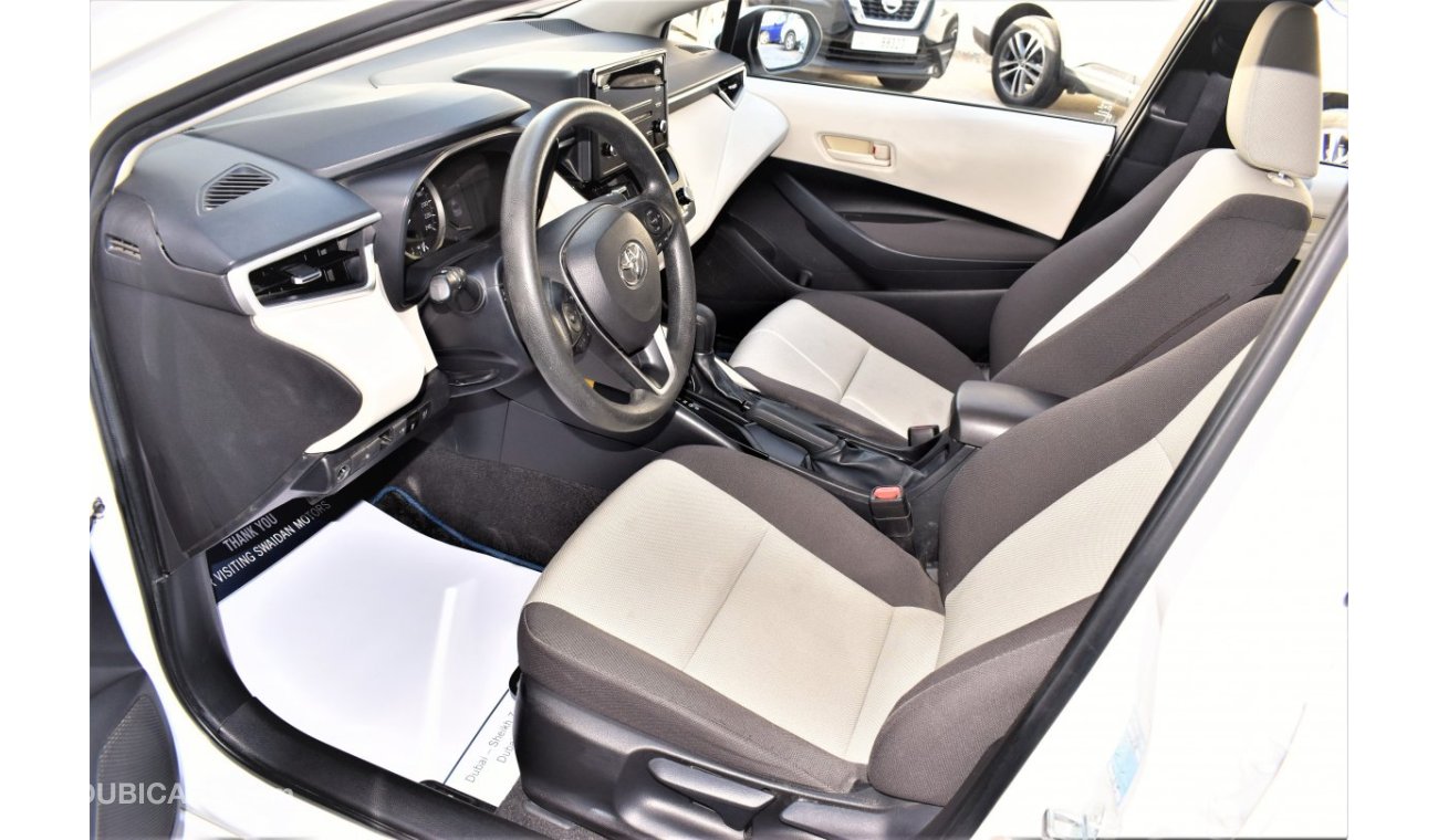 Toyota Corolla AED 1370 PM | 1.8L HIBRID GCC DEALER WARRANTY