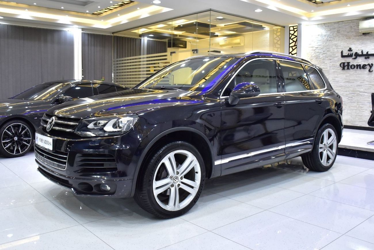 Volkswagen Touareg EXCELLENT DEAL for our Volkswagen Touareg ( 2015 Model ) in Black Color GCC Specs