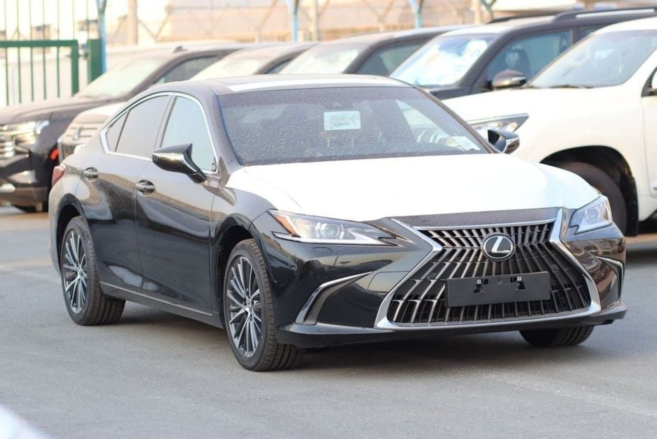 لكزس ES 300 2.5L HYBRID, PUSH START, ELECTRIC SEAT, LEATHER SEAT, FWD, 4 DOORS, RADAR,LANE ASSIST, MODEL 2023 FO