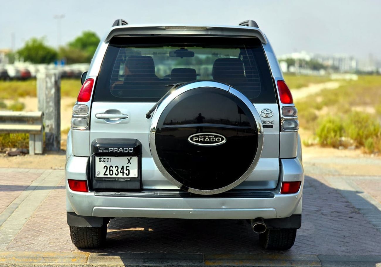 تويوتا برادو TOYOTA PRADO GX 2.7 SILVER INSIDE TAN