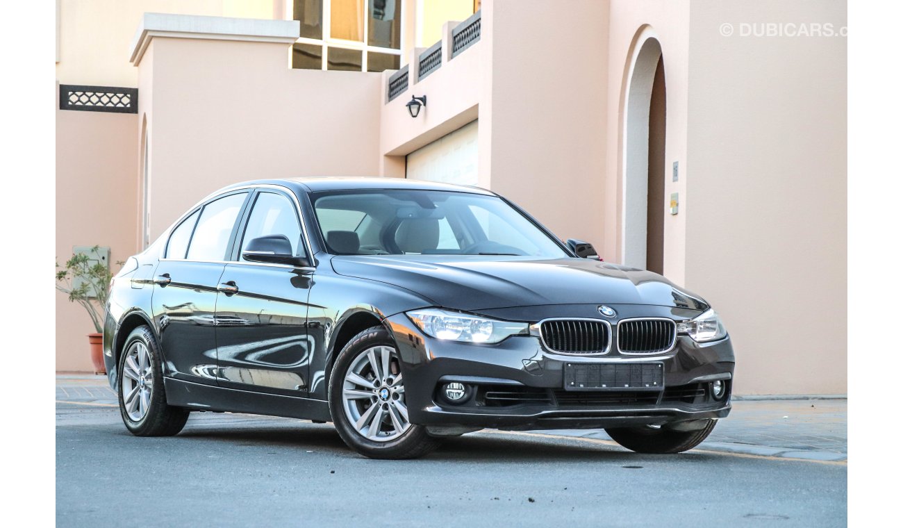 BMW 318i 2016 GCC under Warranty with Zero downpayment.