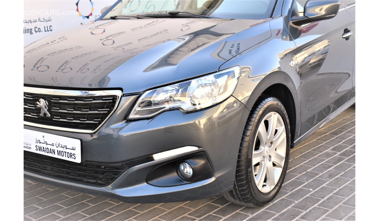 بيجو 301 1.6L ALLURE 2018 GCC AGENCY WARRANTY UP TO 2023 OR 200,000KM