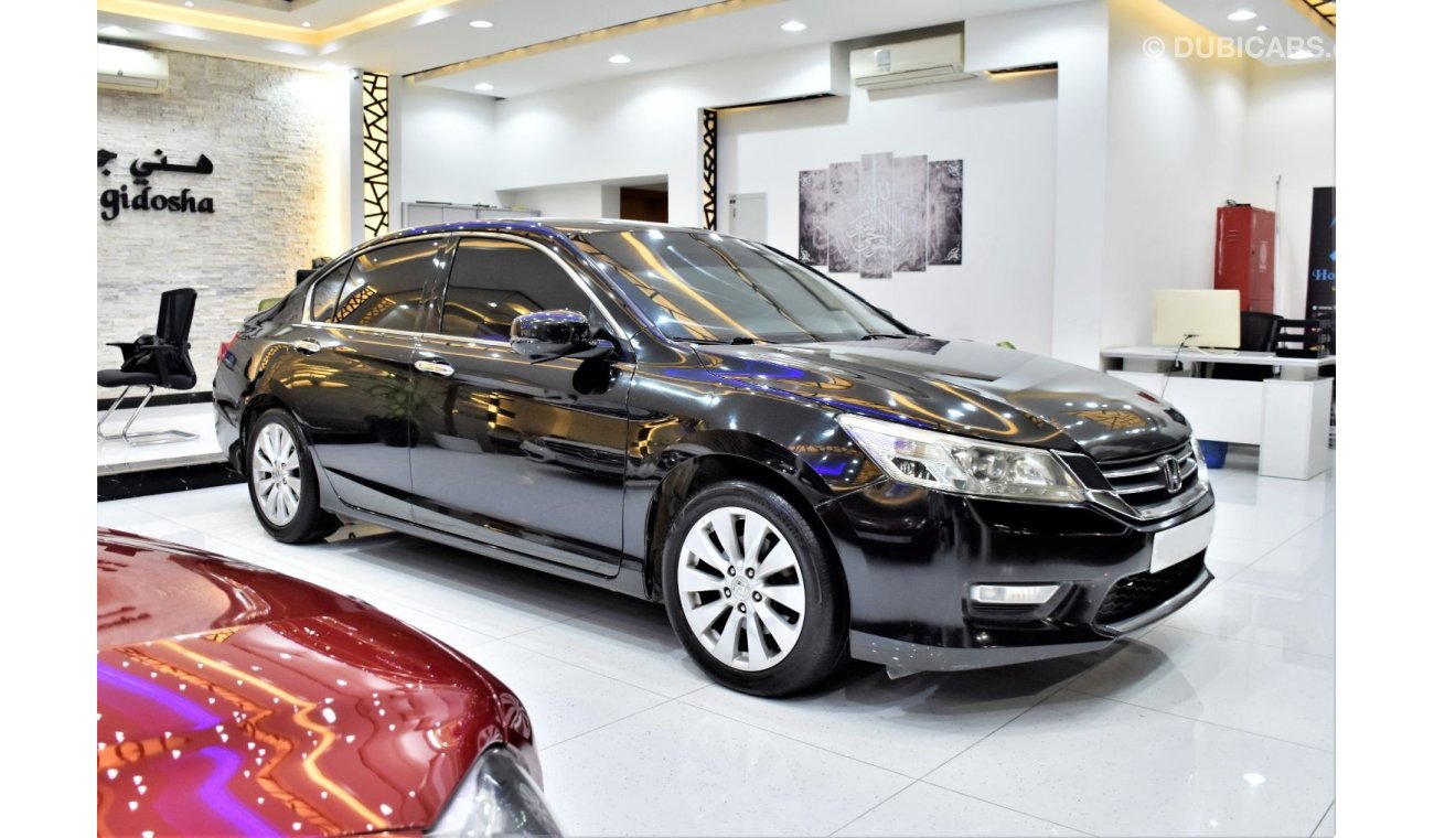 Honda Accord EXCELLENT DEAL for our Honda Accord 3.5 V6 ( 2013 Model ) in Black Color GCC Specs