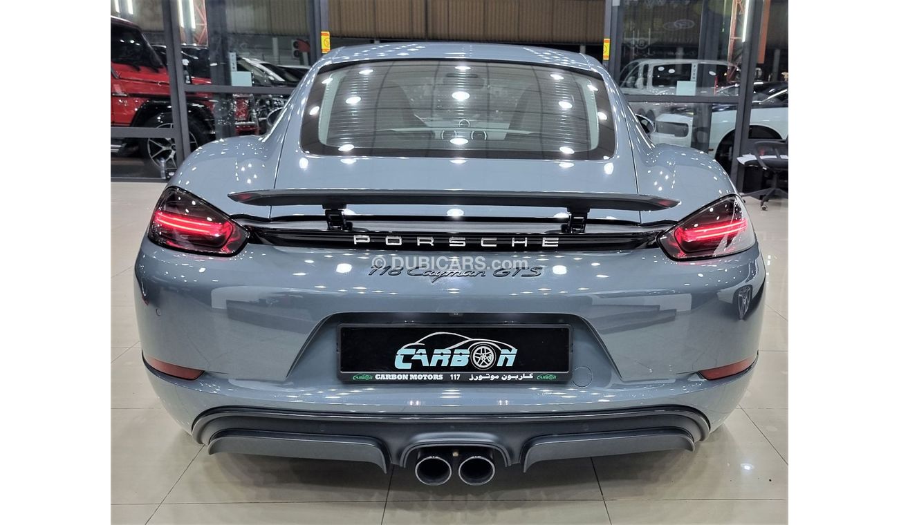 Porsche 718 Cayman PORSCHE CAYMAN 718 GTS IN PERFECT CONDITION WITH ONLY 22K KM FULL SERVICE HISTORY FOR 295K AED