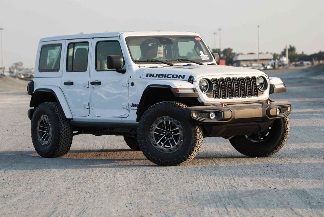 Jeep Wrangler 2024 Jeep Wrangler Rubicon Xtreme 2.0L Turbo – White inside Black & Red | Export Only