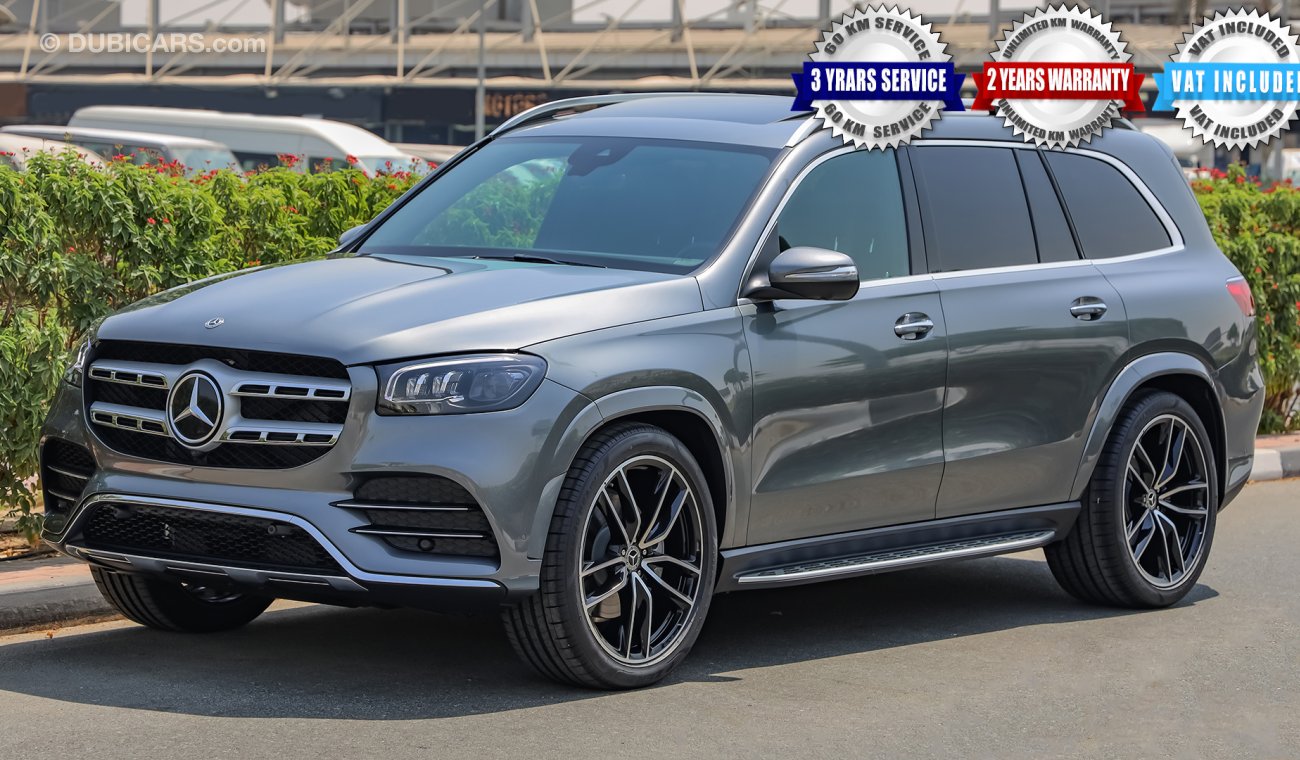 مرسيدس بنز GLS 450 مرسيدس بنز 4MATIC AMG GLS 450 خليجية 2021 0Km Luxury Package بضمان سنتين مفتوح الكيلو وصيانة 3 سنوات