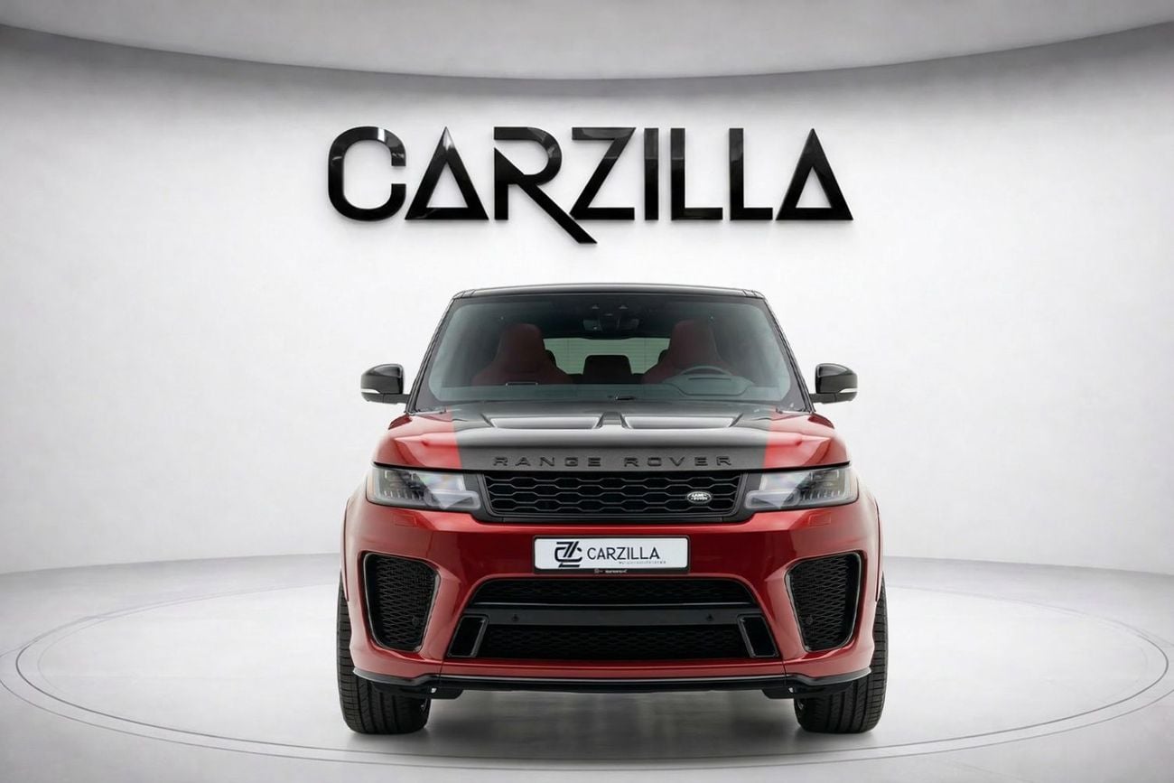 Land Rover Range Rover Sport SVR AED 4,504 P.M | 0% Down Payment | Supercharged | High Performance SUV