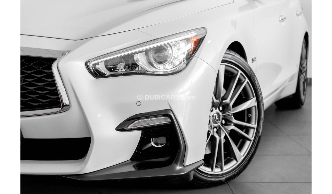 Infiniti Q50 Red Sport 400 2018 Infiniti Q50 S 3.0L V6 Red Sport / Full Infiniti History
