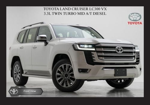Toyota Land Cruiser #Al TOYOTA LAND CRUISER LC300 VX 3.3L TWIN TURBO MID A/T DSL 2025 Export Only