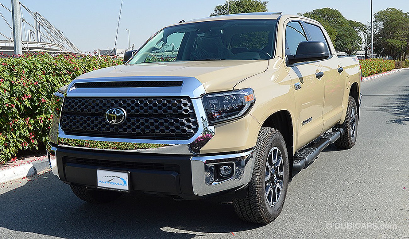 Toyota Tundra 2019, Crewmax SR5, 5.7L V8 4X4, 0km w/ 6Years or 200,000km Warranty + 1 Free Service # RAMADAN OFFER