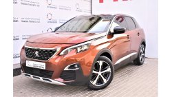 Peugeot 3008 AED 1956 PM | 16L GT LINE GCC AGENCY WARRANTY