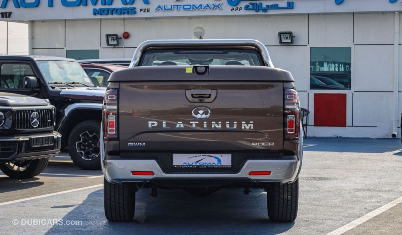 جريت وول Poer PLATINUM DOUBLE CABIN 2.0L 4X4 0Km , 2022 , (ONLY FOR EXPORT)