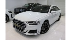 Audi A8 L-55 TFSI QUATTRO, 2020, 34,000KMs, GCC Specs, Dealer's Warranty Available