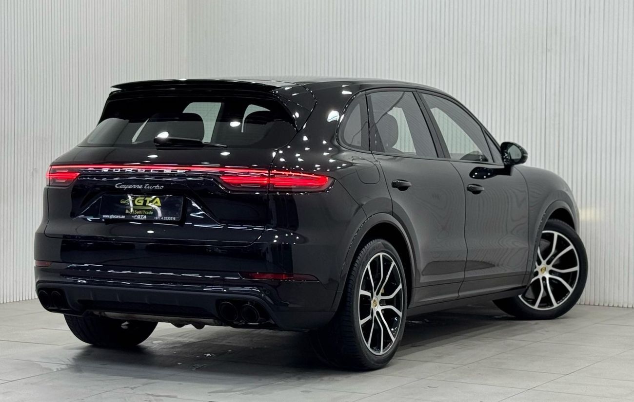 بورش كايان Turbo 4.0L (550 HP) 2019 Porsche Cayenne Turbo, Warranty, Full Porsche Service History, Carbon Fiber