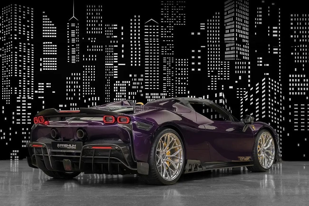 فيراري SF90 ستراديل SPIDER Ferrari | SF90 KEYVANY 1 OF 10 | VIOLA HONG KONG COLOUR
