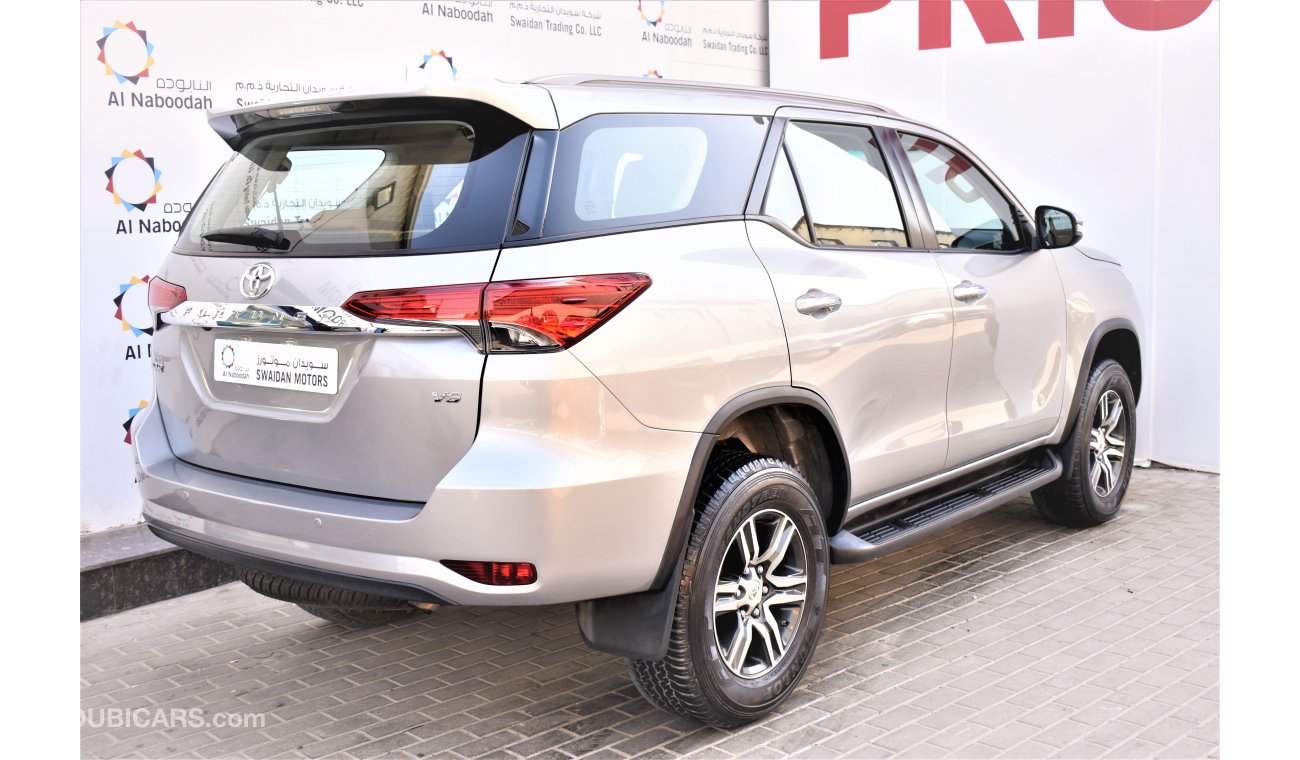 تويوتا فورتونر 4.0L GXR V6 4WD 2018 GCC SPECS DEALER WARRANTY